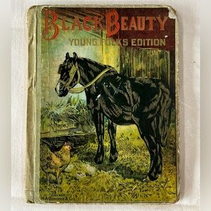 Original 1900s Black Beauty Young Folks Edition